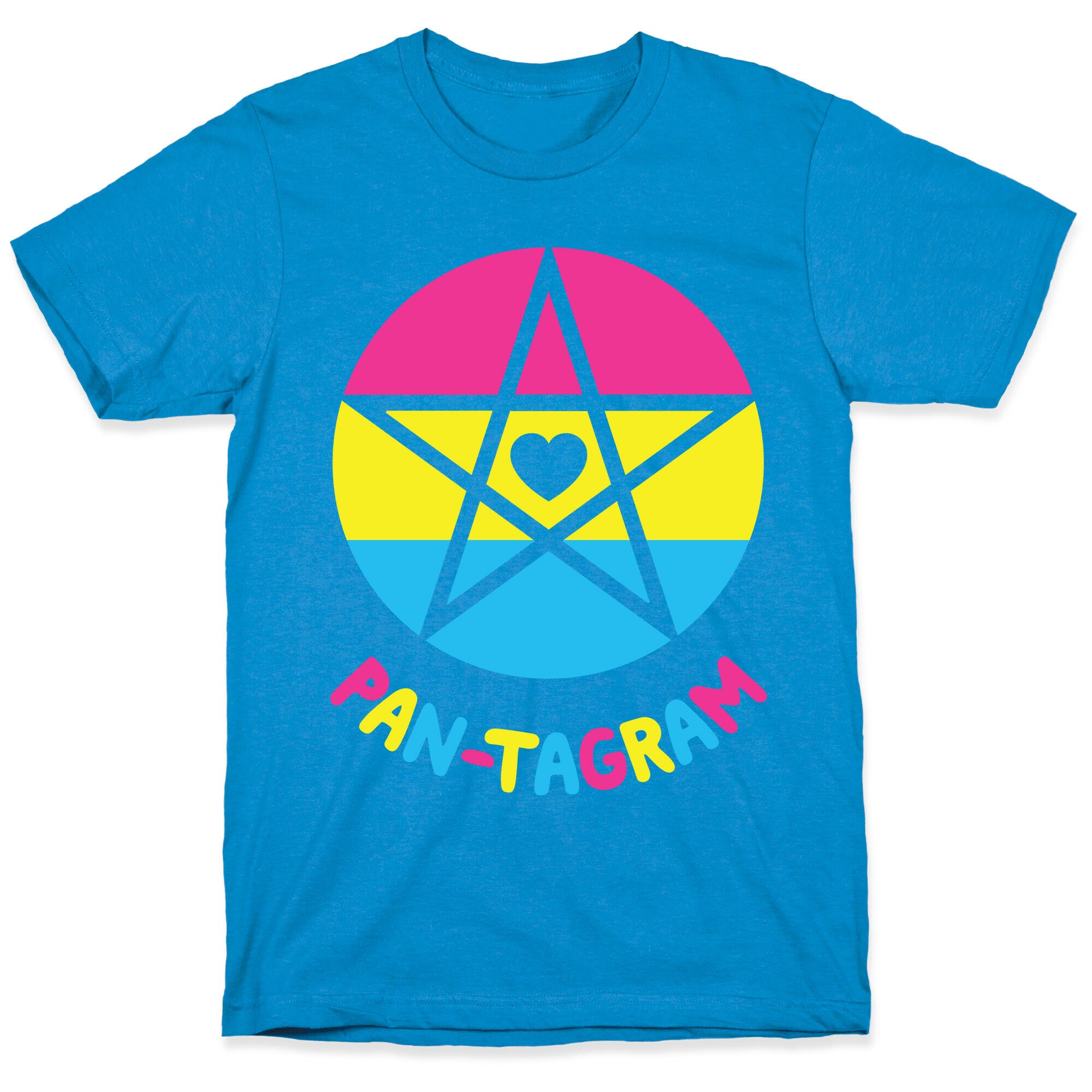 Pan-tagram (Pansexual Pentagram) T-Shirt